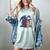 Bookworm Please I'm A Book Dragon Blue Dragon Women's Comfort Colors T-Shirt Denim