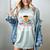 Bookworm Tees Drink Coffee Read Books Be Happy Women's Comfort Colors T-Shirt Denim