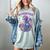 Bookwyrm Just a Girl Who Loves Dragons Books Dragon Reader Women's Comfort Colors T-Shirt Denim