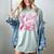 Breast Cancer Awareness I Wear Pink In Memory Of My Mom Women's Comfort Colors T-Shirt Denim