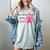 Breast Cancer Walk In Memory Of My Sister Women's Comfort Colors T-Shirt Denim