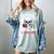 I Buy Her Books And Call Her A Good Girl Skull Rose Bookworm Women's Comfort Colors T-Shirt Denim
