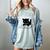 Cat Book For Women Life Is Better With Cats And Books Women's Comfort Colors T-Shirt Denim