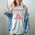 Certified Homebody Trendy Frog Introvert Women's Comfort Colors T-Shirt Denim
