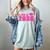 Class Of 2038 Pink Girls Growing Up School Memory Graduation Women's Comfort Colors T-Shirt Denim