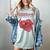Clifford The Big Red Dog Clifford And Emily Book Cover Women's Comfort Colors T-Shirt Denim