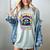 Color Our World 2026 Reading Book Women's Comfort Colors T-Shirt Denim