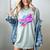 Cowabunga Retro 80s 90s Nostalgia Slang Neon Grunge Art Women's Comfort Colors T-Shirt Denim