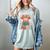 Cute Baby Highland Cow Reading Book Bookworm For Men Women Women's Comfort Colors T-Shirt Denim