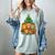 Cute Cats Reading Books Christmas Tree Women's Comfort Colors T-Shirt Denim