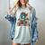 Cute Dragon Reading a Book Bookworm For Men Women Kid Women's Comfort Colors T-Shirt Denim Cute Dragon Reading a Book Bookworm For Men Women Kid Women's Comfort Colors T-Shirt Denim