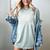 Cute Owl Reading Book Graphic Art Women's Comfort Colors T-Shirt Denim Cute Owl Reading Book Graphic Art Women's Comfort Colors T-Shirt Denim