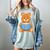 Cute Teddy Bear Reading Book Adorable For Readers Women's Comfort Colors T-Shirt Denim