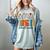 Cute Wildflower Book School Counseling Life School Counselor Women's Comfort Colors T-Shirt Denim
