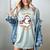 Cute Xmas Book Lover Penguin Reading Cosy Days Cosy Reads Women's Comfort Colors T-Shirt Denim