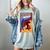 Disney Pixar The Incredibles Omnidroid Comic Book Cover Women's Comfort Colors T-Shirt Denim