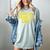 Dungeon Crawler Carl Yellow Text Logo LitRPG Series Book Women's Comfort Colors T-Shirt Denim Dungeon Crawler Carl Yellow Text Logo LitRPG Series Book Women's Comfort Colors T-Shirt Denim