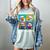 Eagle Love Reading And Eagles Child Book Lover Women's Comfort Colors T-Shirt Denim