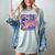 EAT THE RICH 90S NOSTALGIA WHALE ORCA YAHCT RETRO Women's Comfort Colors T-Shirt Denim