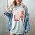 Elder Emo Retro Punk Typography Nostalgia Women's Comfort Colors T-Shirt Denim