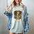 Emo Mom Club Still Rockin Skeleton Nostalgia Women Mother Women's Comfort Colors T-Shirt Denim