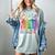 Equality Hurts No One Floral Books LGBTQ Pride Human Rights Women's Comfort Colors T-Shirt Denim