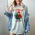 F-Caw-F Rooster F Awk F Chicken Coffee Romance Books Lover Women's Comfort Colors T-Shirt Denim