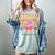 Fantasy Reader Society Reading Book Retro Bookworm Reader Women's Comfort Colors T-Shirt Denim