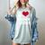 Fantasy Romantasy Book Lover I Love Heart Shadow Daddies Women's Comfort Colors T-Shirt Denim