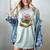 Floral Book Bloom Wildflowers Literature Nature Fantasy Women's Comfort Colors T-Shirt Denim