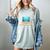 Frutiger Aero Aesthetic Tech The Future That Was Promised Women's Comfort Colors T-Shirt Denim Frutiger Aero Aesthetic Tech The Future That Was Promised Women's Comfort Colors T-Shirt Denim