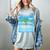 Frutiger Aero Aesthetics Women's Comfort Colors T-Shirt Denim