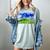 Frutiger Aero Dolphin Meadow Aesthetic Y2k 2000s Ironic Women's Comfort Colors T-Shirt Denim