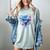 Frutiger Aero Y2K Fish Women's Comfort Colors T-Shirt Denim Frutiger Aero Y2K Fish Women's Comfort Colors T-Shirt Denim