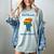 GDR Pioneer East East Nostalgia USSR Soviet Union Women's Comfort Colors T-Shirt Denim