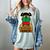 Girl Kid Reading Book Black History Month Bookworm Women's Comfort Colors T-Shirt Denim