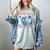 Girl Reading Book Summer Beach Vacation For Book Lover Women's Comfort Colors T-Shirt Denim