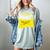 Go Away I'm Introverting Antisocial Shy Introvert Women's Comfort Colors T-Shirt Denim