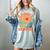 Groovy Brother 70s Aesthetic Nostalgia 1970's Retro Brother Women's Comfort Colors T-Shirt Denim