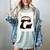 Grumpy Frog Books Music Kawaii Ink Japanese Women's Comfort Colors T-Shirt Denim