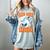 Halloween Book Lover Ghost Boo Pun Read More Boooks Women's Comfort Colors T-Shirt Denim