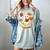 Halloween Cute Ghost Shirt Reading Books Ghost Women's Comfort Colors T-Shirt Denim Halloween Cute Ghost Shirt Reading Books Ghost Women's Comfort Colors T-Shirt Denim