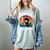 Hang On Let Me Overthink Cat Coffee Retro Introvert Women's Comfort Colors T-Shirt Denim