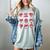 Heart Holding Reading Books Valentine Teacher Book Lover Women's Comfort Colors T-Shirt Denim