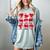 Heart Reading Books Valentine Teacher Boys Girls Book Lover Women's Comfort Colors T-Shirt Denim