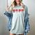 Heart Reading Books Valentine Teacher Library Book Lover Women's Comfort Colors T-Shirt Denim