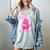 Hot Girls Read Books Cute Book Reader Women Women's Comfort Colors T-Shirt Denim