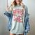 Hotrod Car Automotive Nostalgia Distressed Retro Women's Comfort Colors T-Shirt Denim