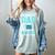 I'm A Dad And An Author Book Writer Father Women's Comfort Colors T-Shirt Denim