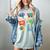Introvert Anti People Antisocial Social Media Meme Lovers Women's Comfort Colors T-Shirt Denim